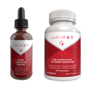 HairXT Hair Growth Supplement and Serum Kit